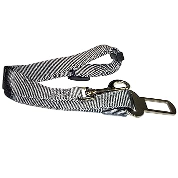 Furhaven Pet Nap Car Seat Dog Safety Belt, One Size, Gray