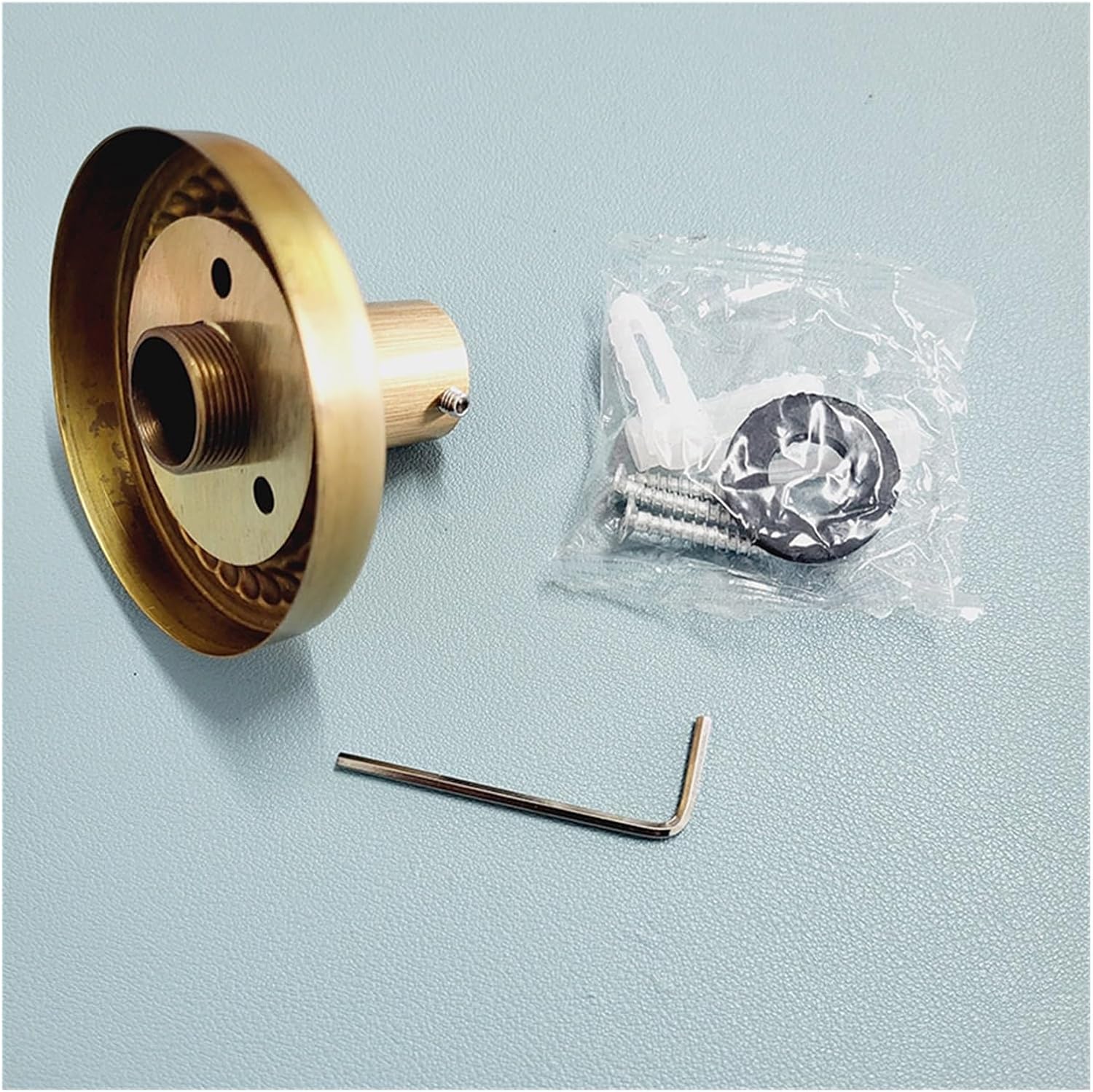 Solid Brass Made Antique Brass Wall Mounted Hand Shower Holder Hook Pedestal Bracket in Wall Shower Accessories Bathroom Fitting