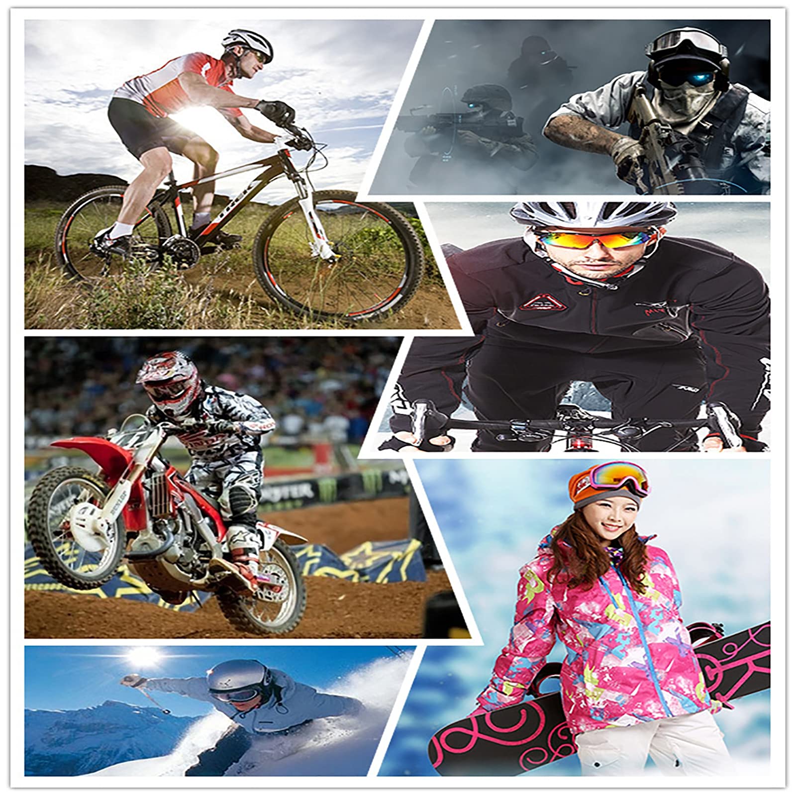 Kaski na rower terenowy Kask MTB Kask terenowy z konstrukcją z goglami Rękawiczki z maską Powłoka ABS z odpinanym podbródkiem Chłopcy Dziewczęta do jazdy na rowerze na świeżym powietrzu