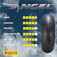 Vista 3 de Pirelli Angel ST 120/70ZR17 (58W) Front Motorcycle Tire – High-Performance Sport Touring Tire for Enhanced Grip, Durability & Stability – Fits