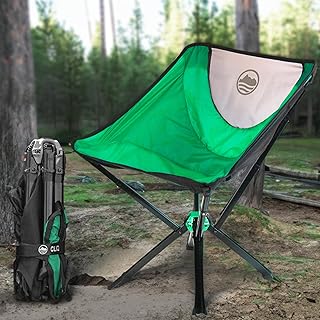 CLIQ Portable Chair - Lightweight Folding Chair for Camping - Supports 300 Lbs - Perfect for Outdoor Adventures