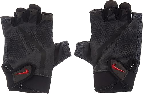 Nike Guantes de fitness ligeros extremos para hombre NLGC4937 (M, antracitanegrorojo carmesí)
