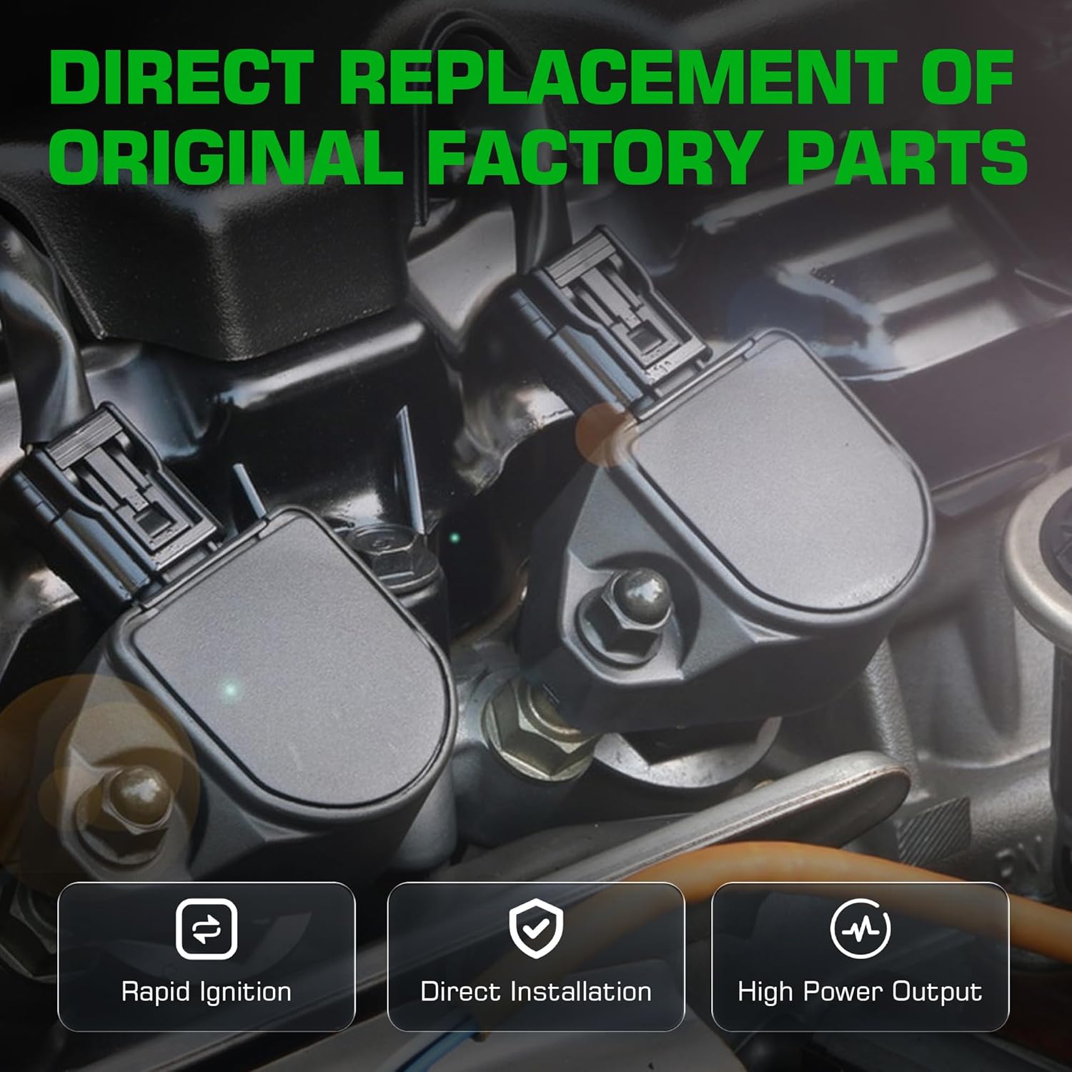 UF549 Pack of 4 Ignition Coils Pack for Nissan Sentra for Nissan Altima/Rogue/Cube 2.5L 1.8L 2.0L L4 Engine 2007-2011 for Replacement for Infiniti OE C1696, 5C1753, C751, 22448ED000