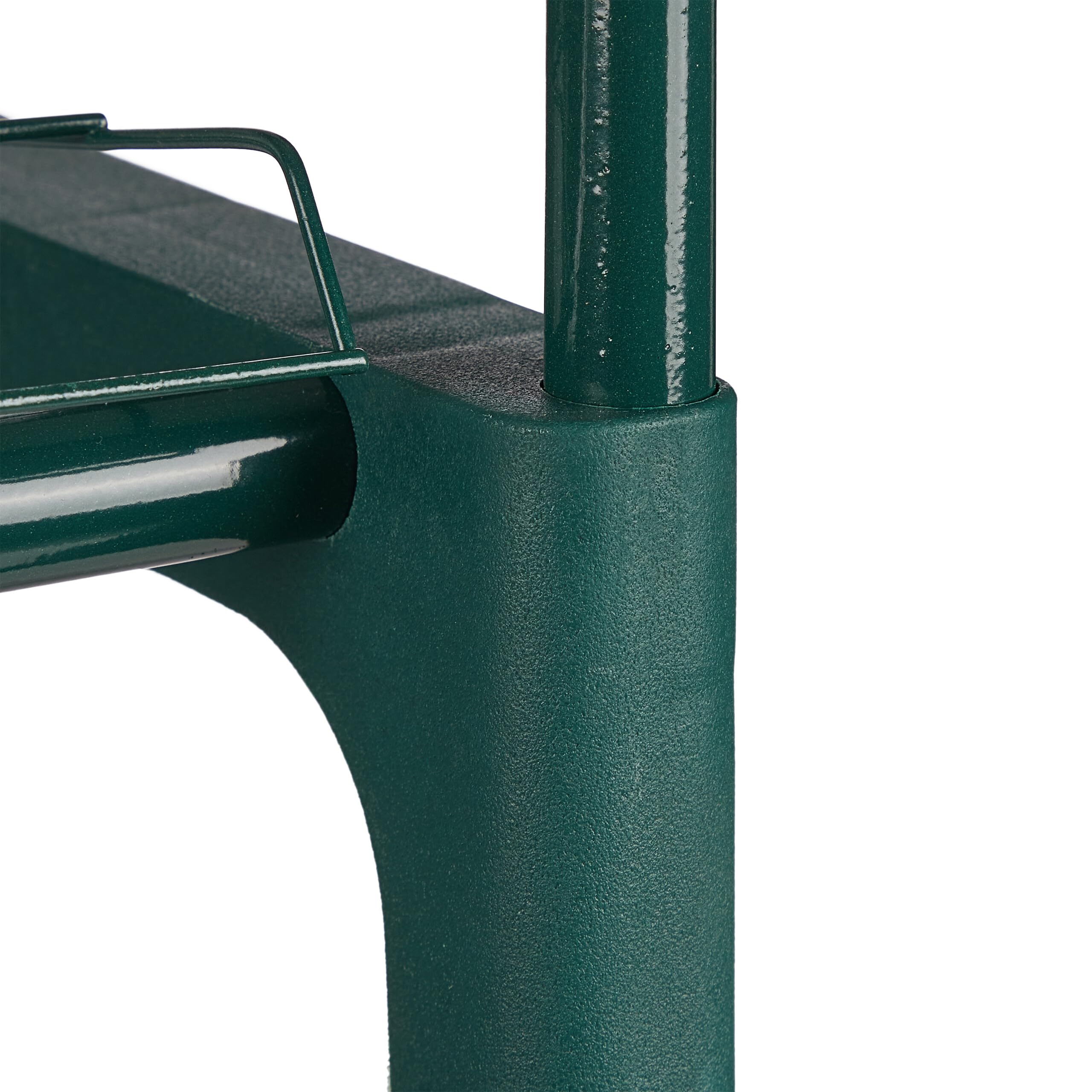 Relaxdays Serra per Il Balcone, a 3 Piani, HLP: 122x64x45 cm, in Acciaio e Telo in PVC Giardinaggio, Trasparente Verde