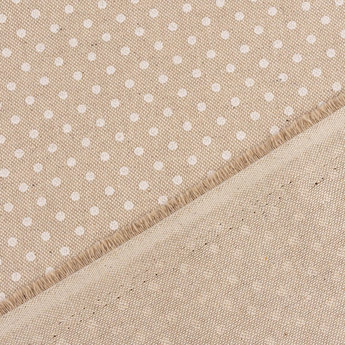 SCHÖNER LEBEN. Paraspifferi a pois, colore bianco, diverse misure, 110 cm di lunghezza
