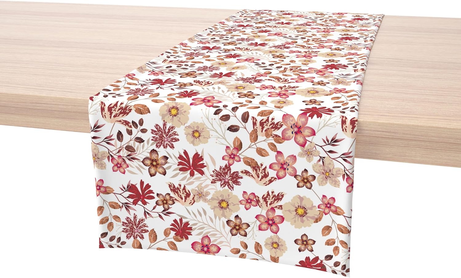 Winslow & Brody | 100% Cotton Table Runner | Perching Birds | 16" x 72" | Deluxe and Extra-Wide | Made in The USA