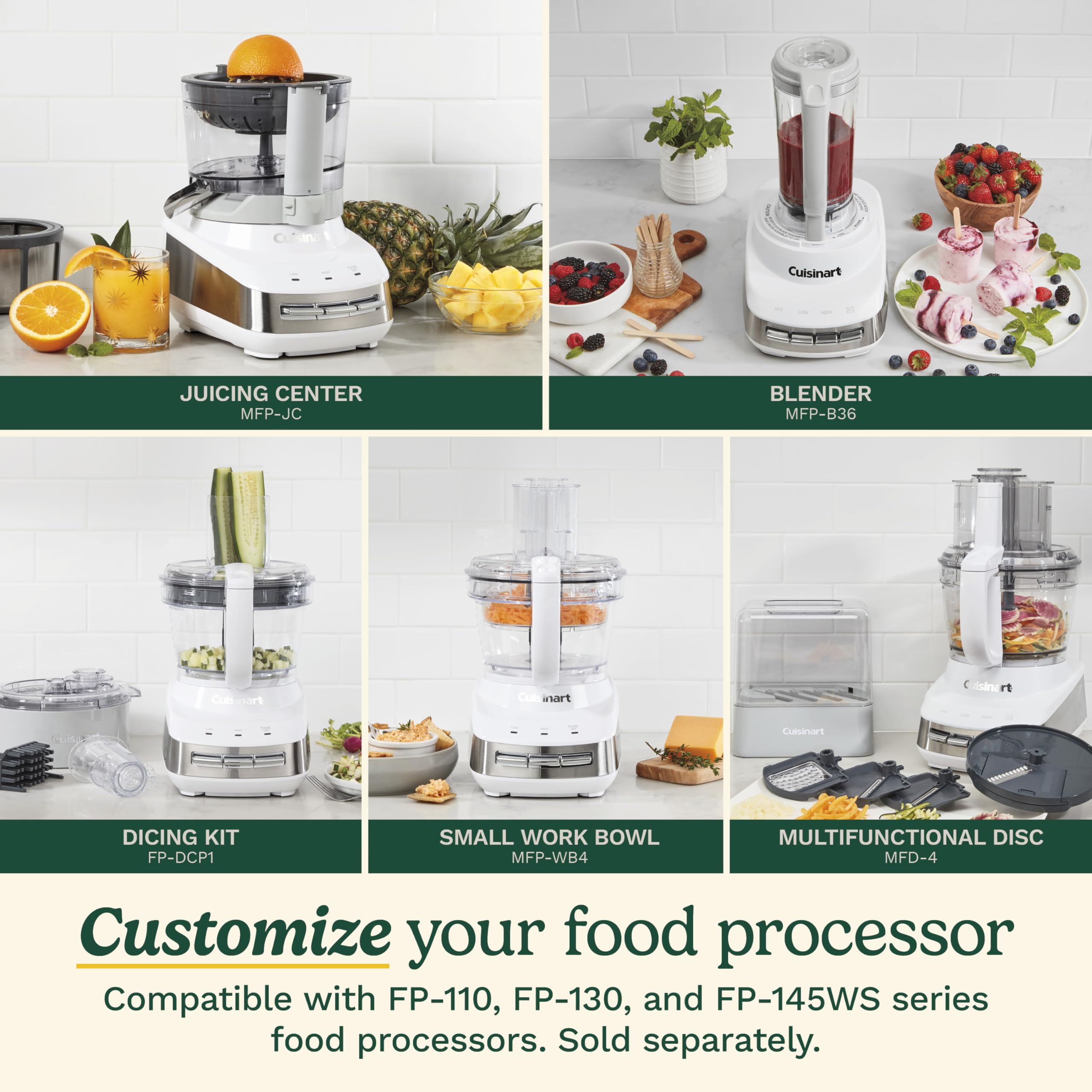 Amazon.com: Cuisinart FP-130AG Core Custom 13-Cup Multifunctional