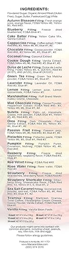 Miniatura 8 de Caja de regalo de galletas de macaron de vainilla - 24 unidades