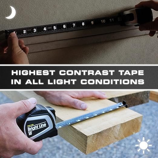 Cinta Métrica Perfect Measuring Tape 18 pies Negro miniatura 3