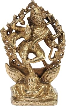 Exotic India 6 Lord Dancing Shiva Nataraja | Brass Statue