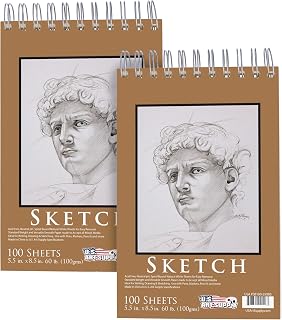 Art Supply Premium Spiral 100 Sheets