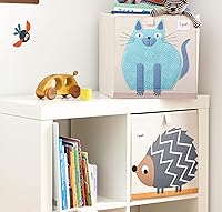 Vista 18 de 3 Sprouts Toy Storage Organizer: Toy Box Cube Organizer for Playroom, Nursery - Foldable Storage Bin - Sheep