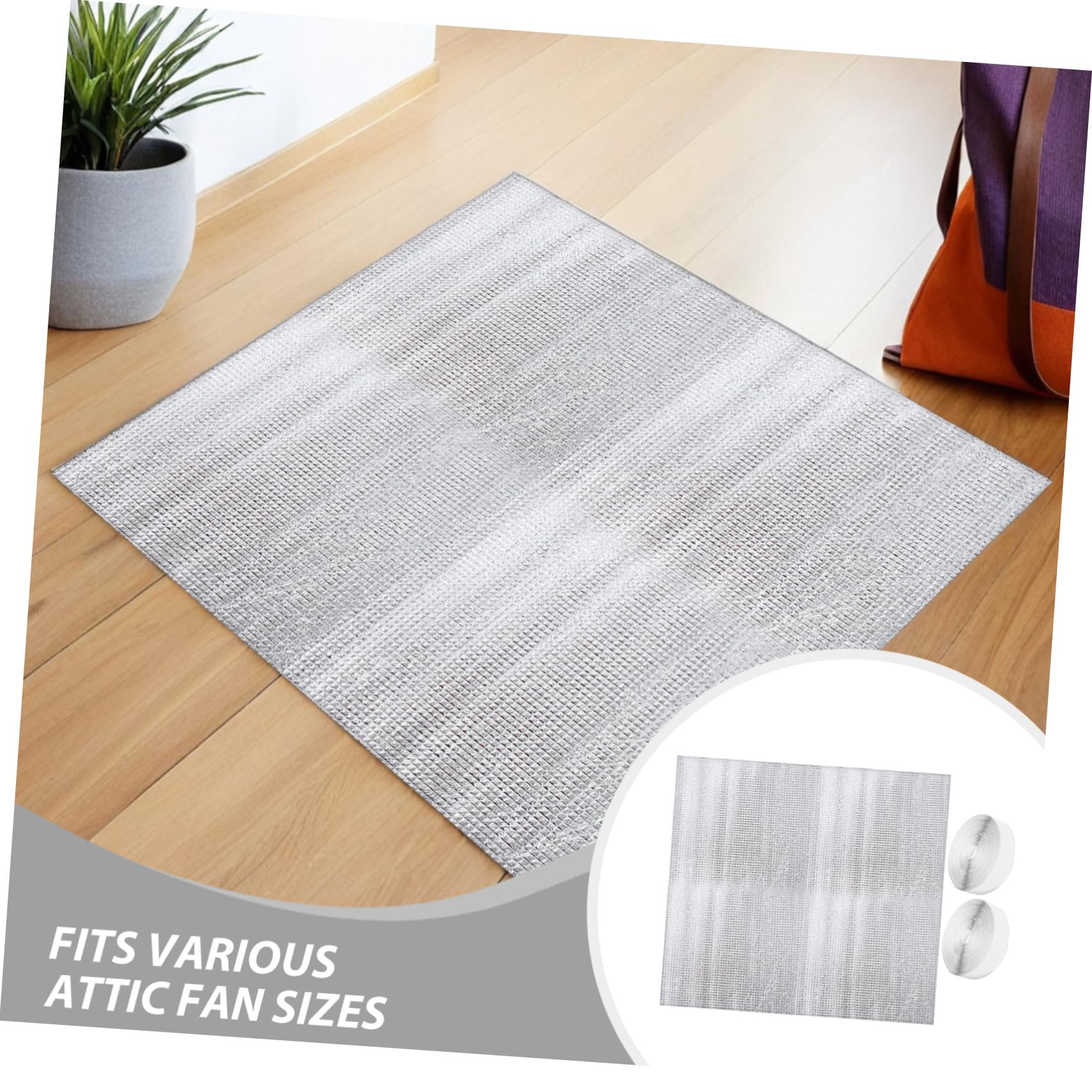 Operitacx 2sets Copertura Isolante per Sfiato del Tetto Copertura per Ventilatore da Soffitta Design Persiana per Migliorare la Circolazione Aria Resistente alle Intemperie per Protezione
