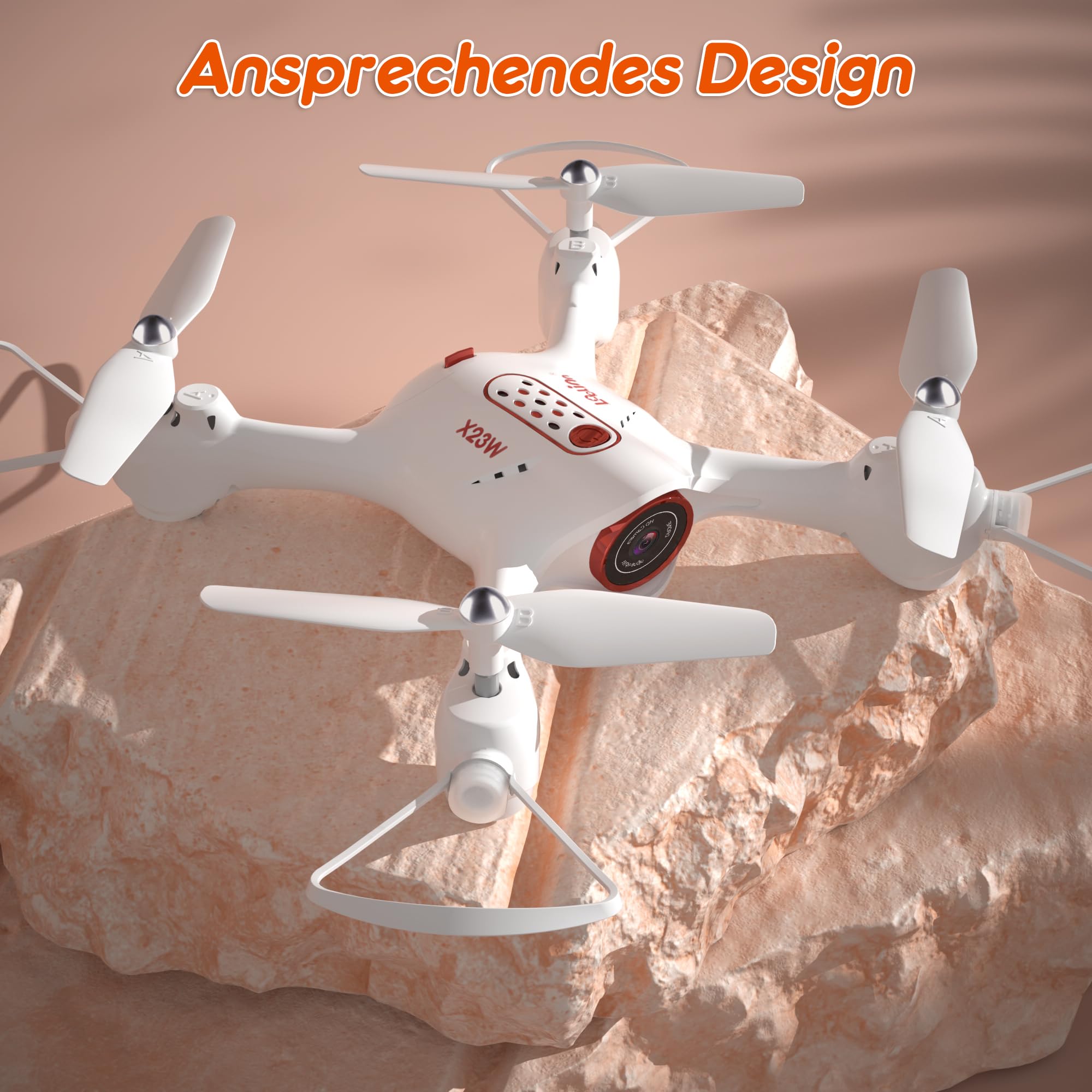 Loolinn | Drohne mit Kamera als Geschenk für Kinder ab 8 Jahren - Sehr Einfach zu Fliegen, Echtzeit-Videoübertragung - Drohne für Kinder, Geprüftes C0-Zertifikat (Geschenk für Jungen und Mädchen)