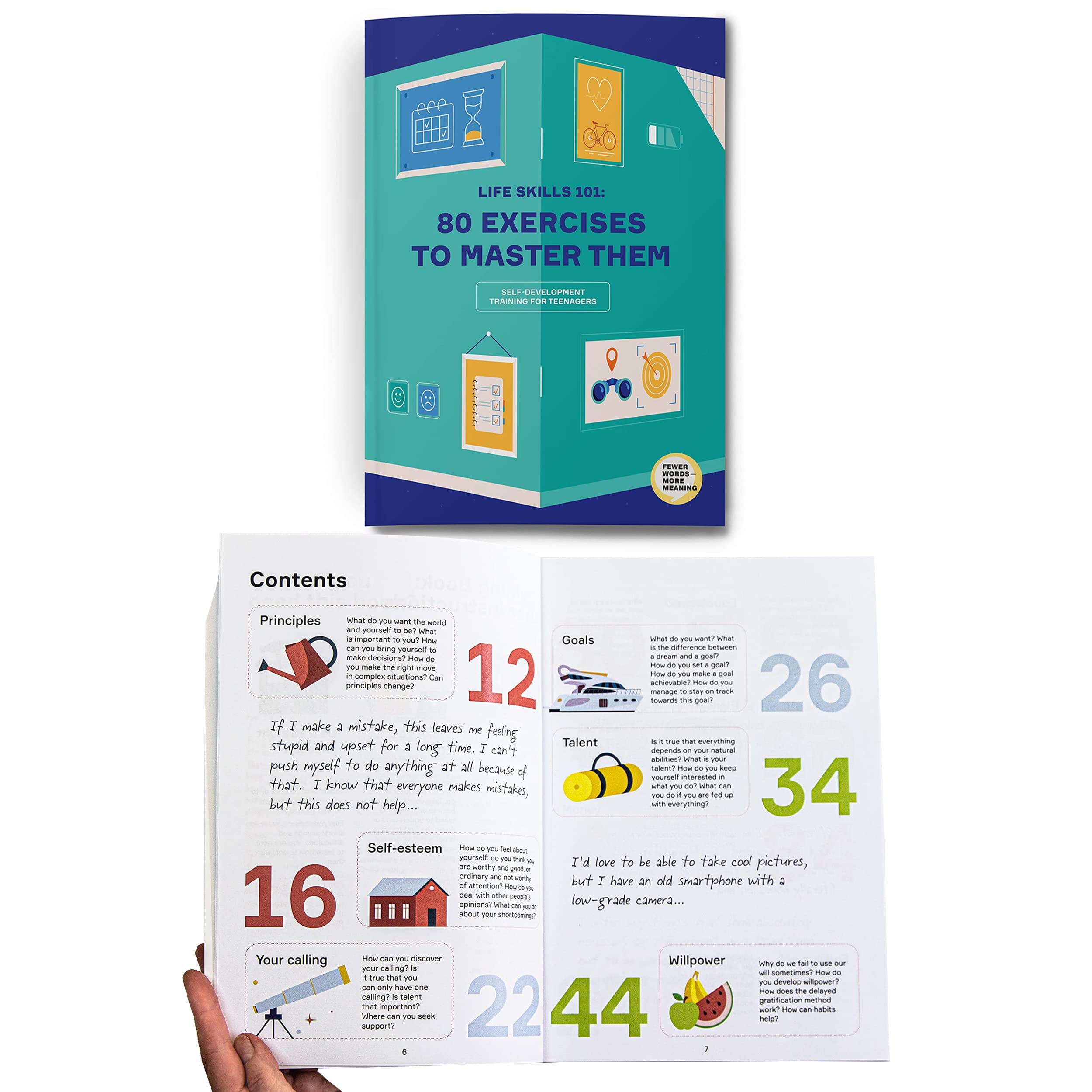 Buy Life Skills For Teens: Workbook for Teens and Kids With 80