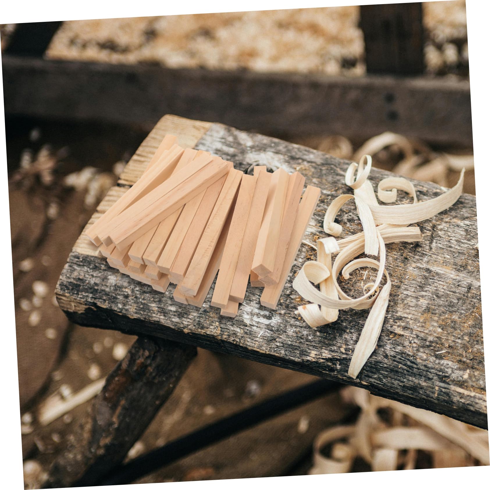120stücke Holzstäbe Für Bastelprojekte Unvollendete Holz-dowel-rohlinge Für Diy Modellbau Dekoration Vielseitig Einsetzbar Langlebig