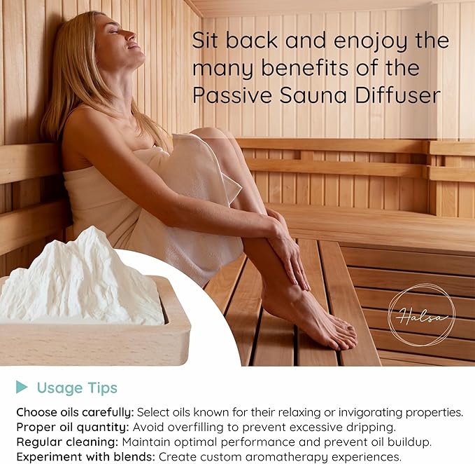 Difusor Pasivo Halsa de Montaña para Sauna y Hogar miniatura 4