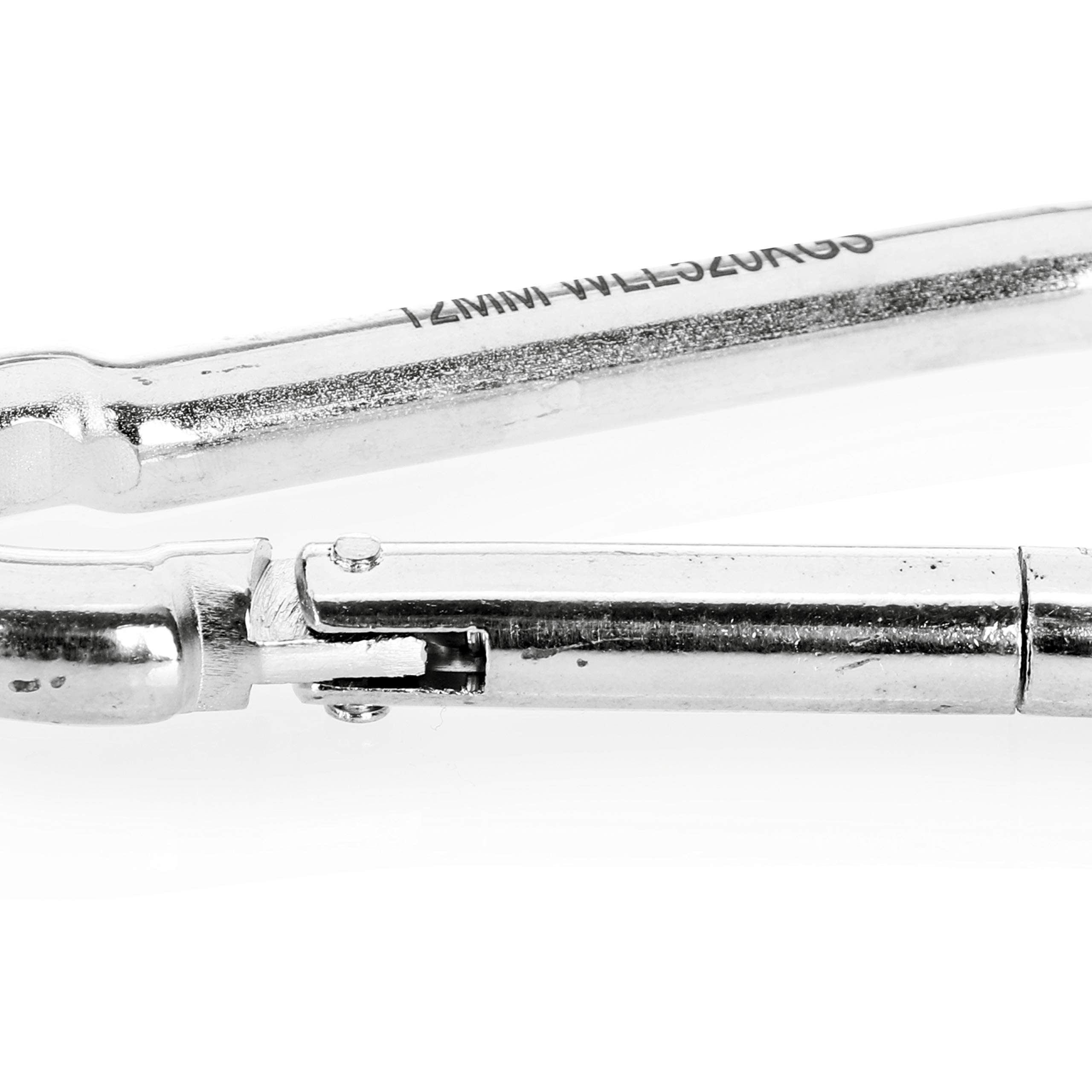 com-four® 2x Moschettoni - moschettoni in acciaio con portata di 520 kg - per tende, griglia galleggiante, sacco da boxe e molto altro