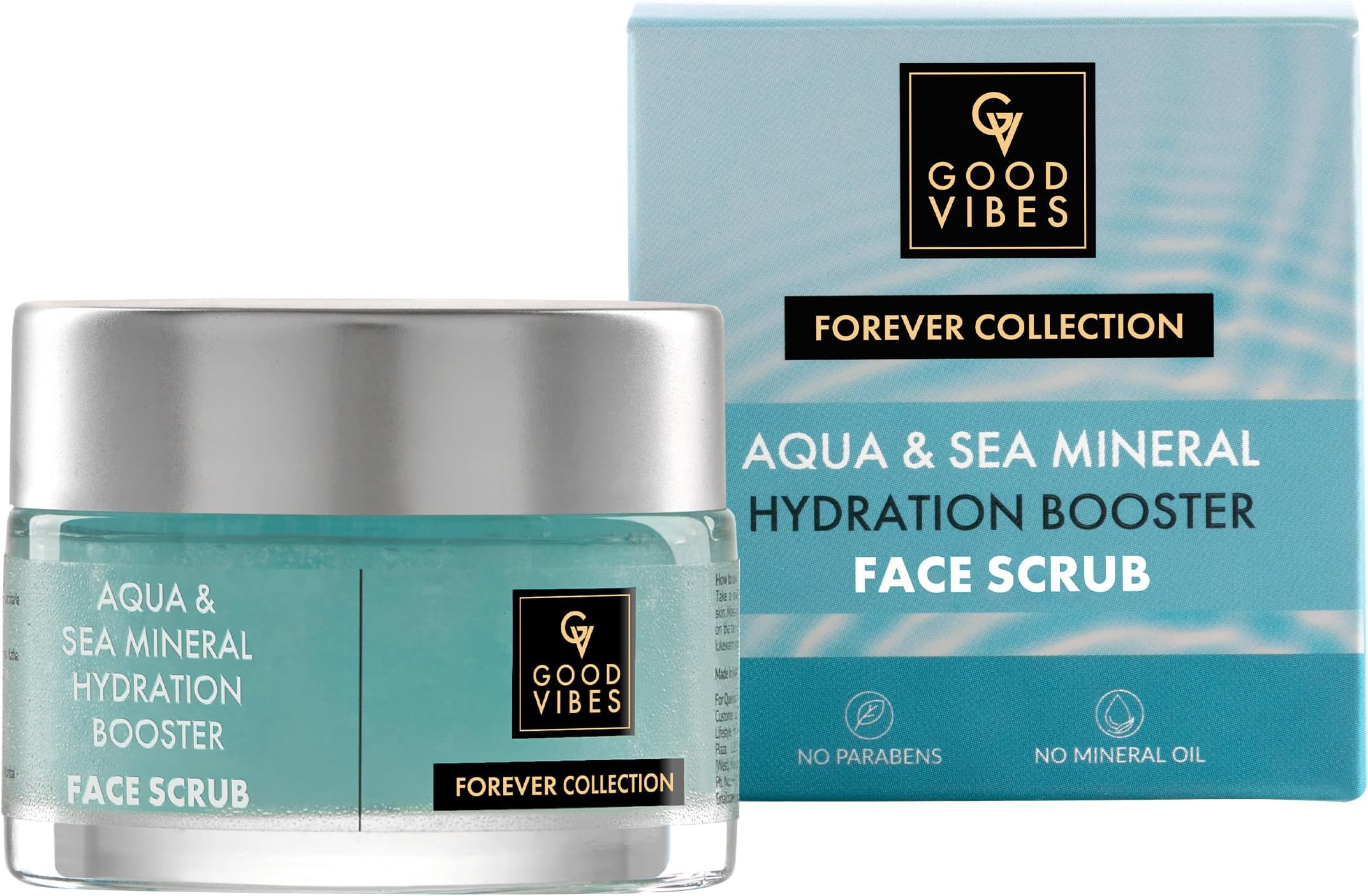 Good Vibes Aqua & Sea Mineral Hydration Booster Face Scrub (50 g)
