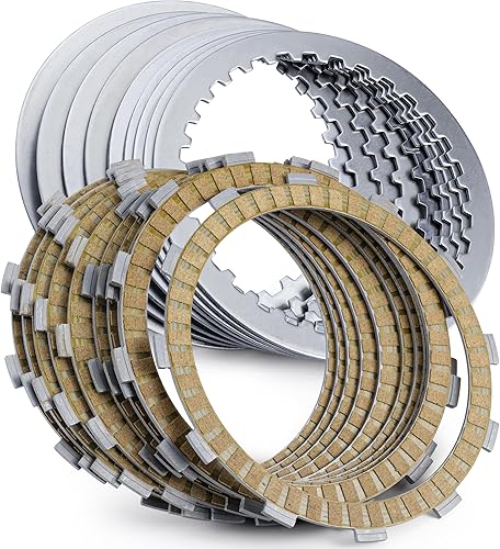 Juego de embrague de acero de fricción de doble leva compatible con modelos Harley Softail Touring Dyna Trike 1999-2017, Evolution 1340 1998-1999,