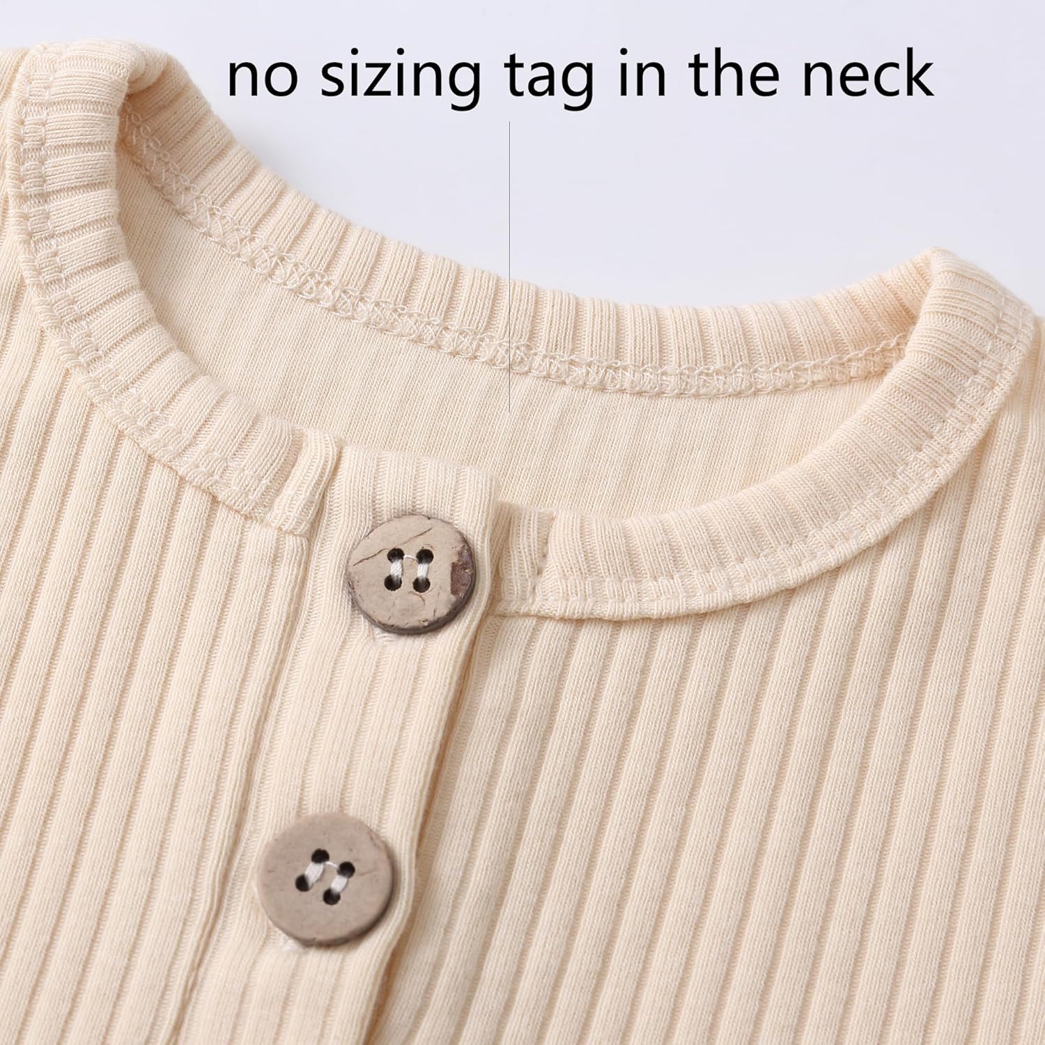 Toddler Henley Long Sleeve Shirts Organic Cotton Ribbed T-Shirt Boy Fall Clothes Basic Tees Tops 18 Months-4T - Image 4