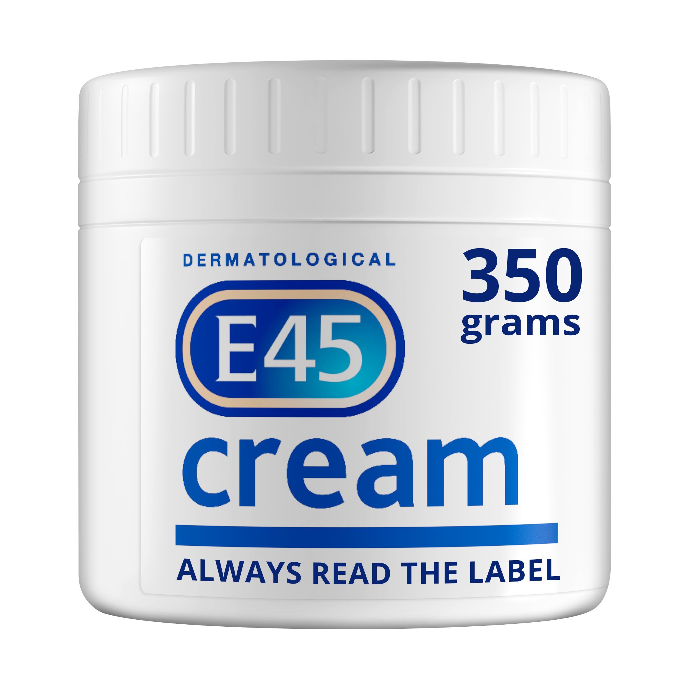 E45 Dermatological Moisturising Cream Tub, 350g