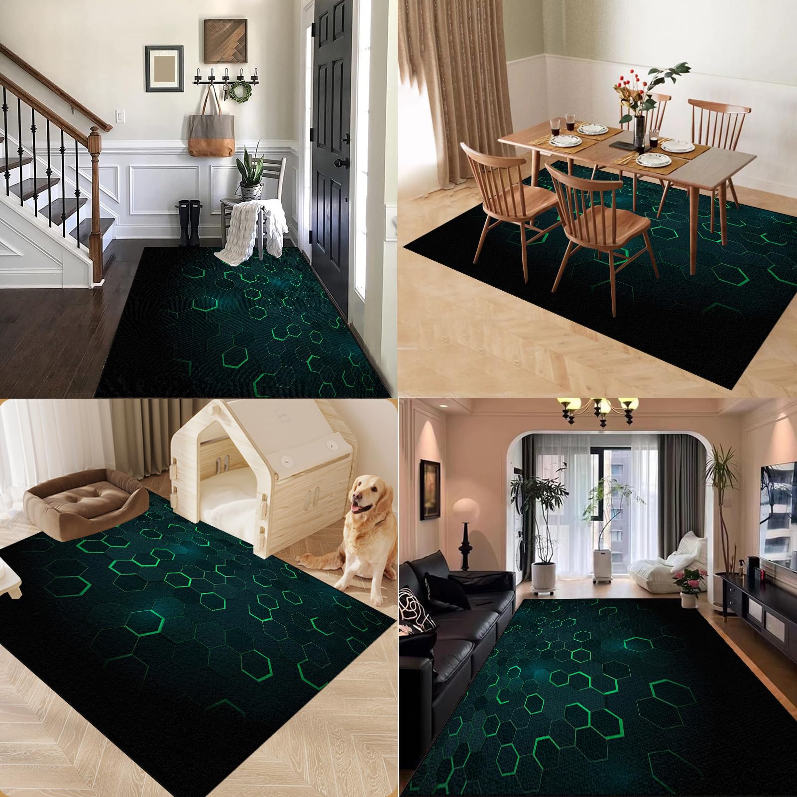 Tapis de Protection pour les Sols, Tapis de Chaise Gaming, 140 x 160 cm Tapis Protège Sol Antidérapant pour Chaise de Bureau et Gaming, Tapis de Protection Sol Gaming Convient au Bureau à Domicile