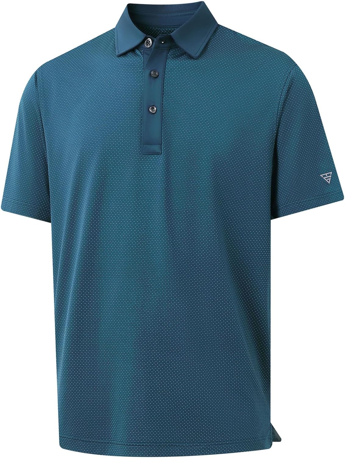 M MAELREG Mens Golf Shirts Moisture Wicking Dry Fit Business Casual Stretch Jacquard Short Sleeve Golf Polo Shirts for Men