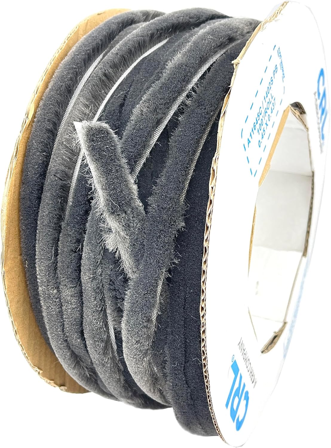 CRL A11645C Storefront Door Pile Weatherstrip .450 Pile Height; .437 Backing Width - 100' Roll