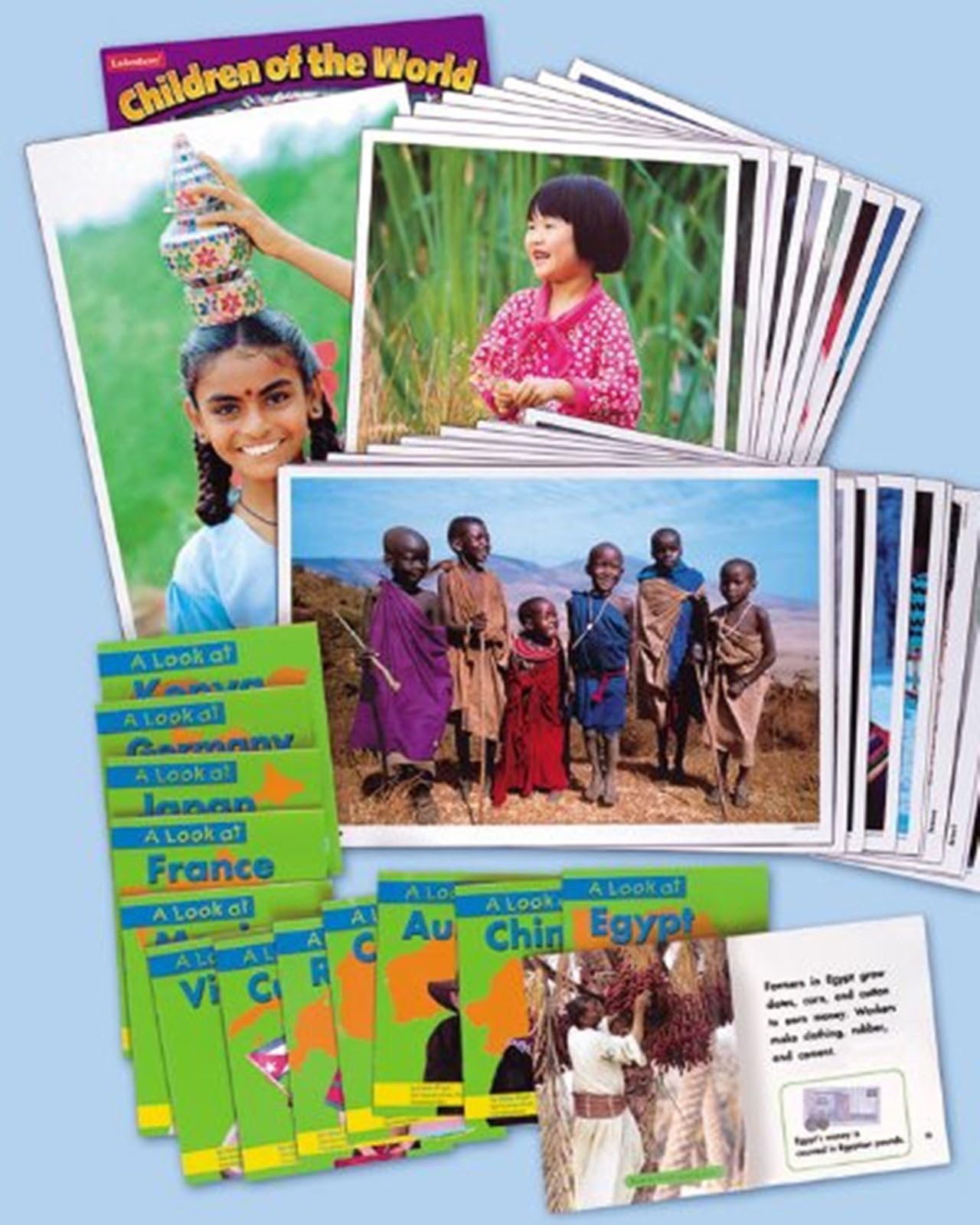 Multicultural Children Around the World Poster Set of 4