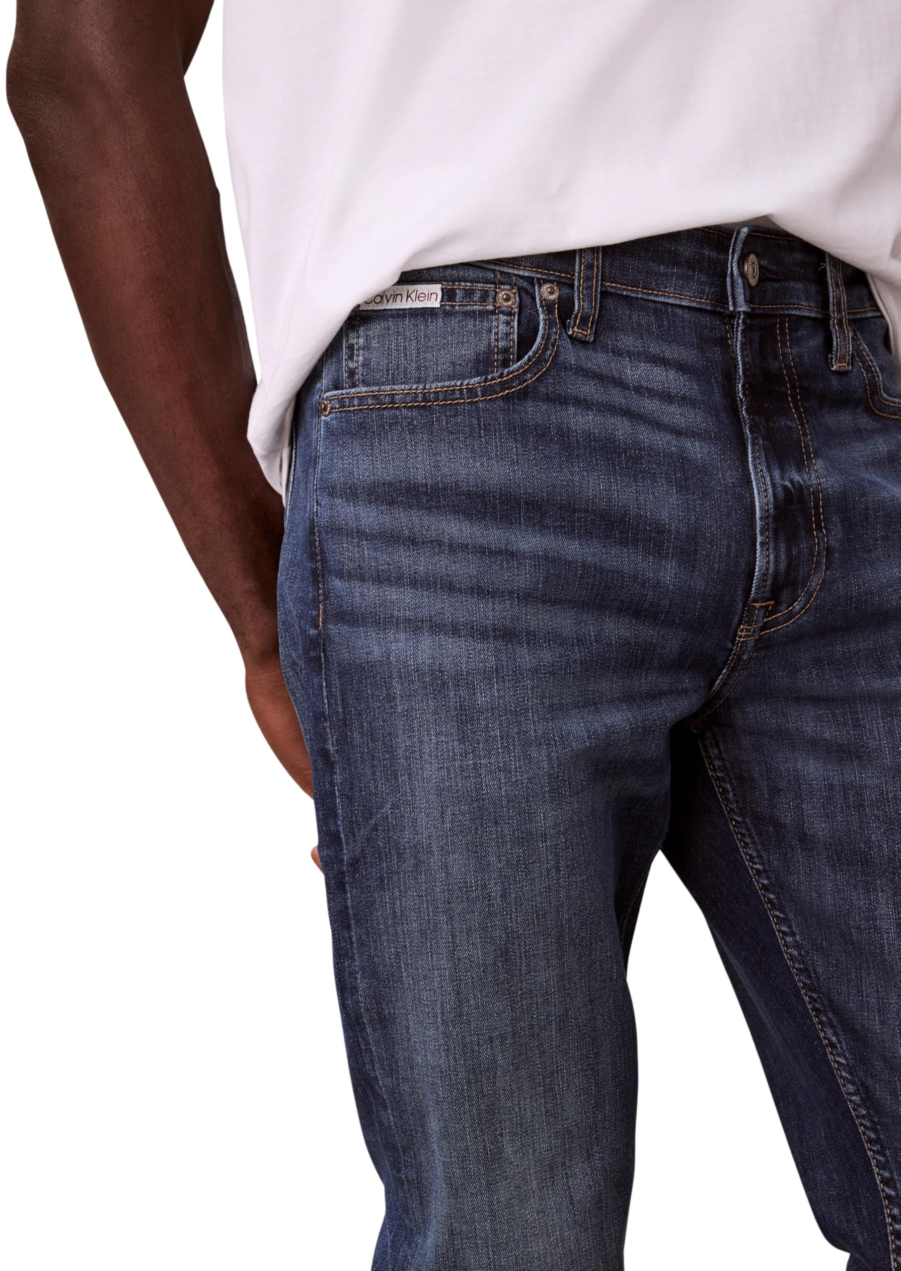 Calvin Klein - Slim Taper Dark Irving Jean Lv04re779g, Jeans Unisex - Adulto
