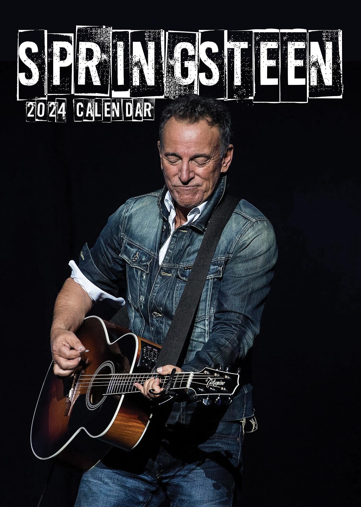Bruce Springsteen EXCLUSIVE 2024 Calendar, Month To View A3 Wall Calendar