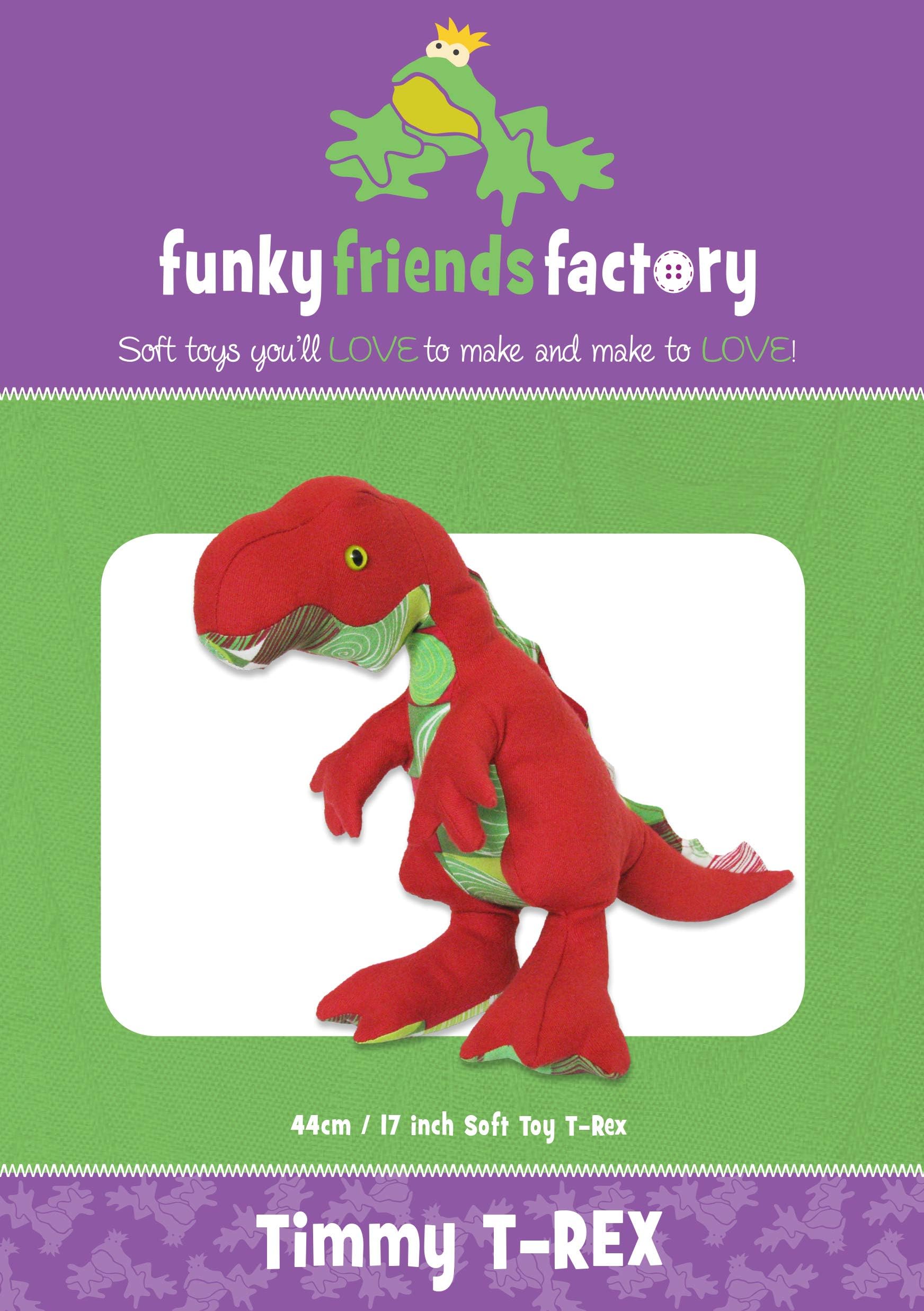 Funky Friends FactoryT-Rex Dinosaur Sewing Pattern