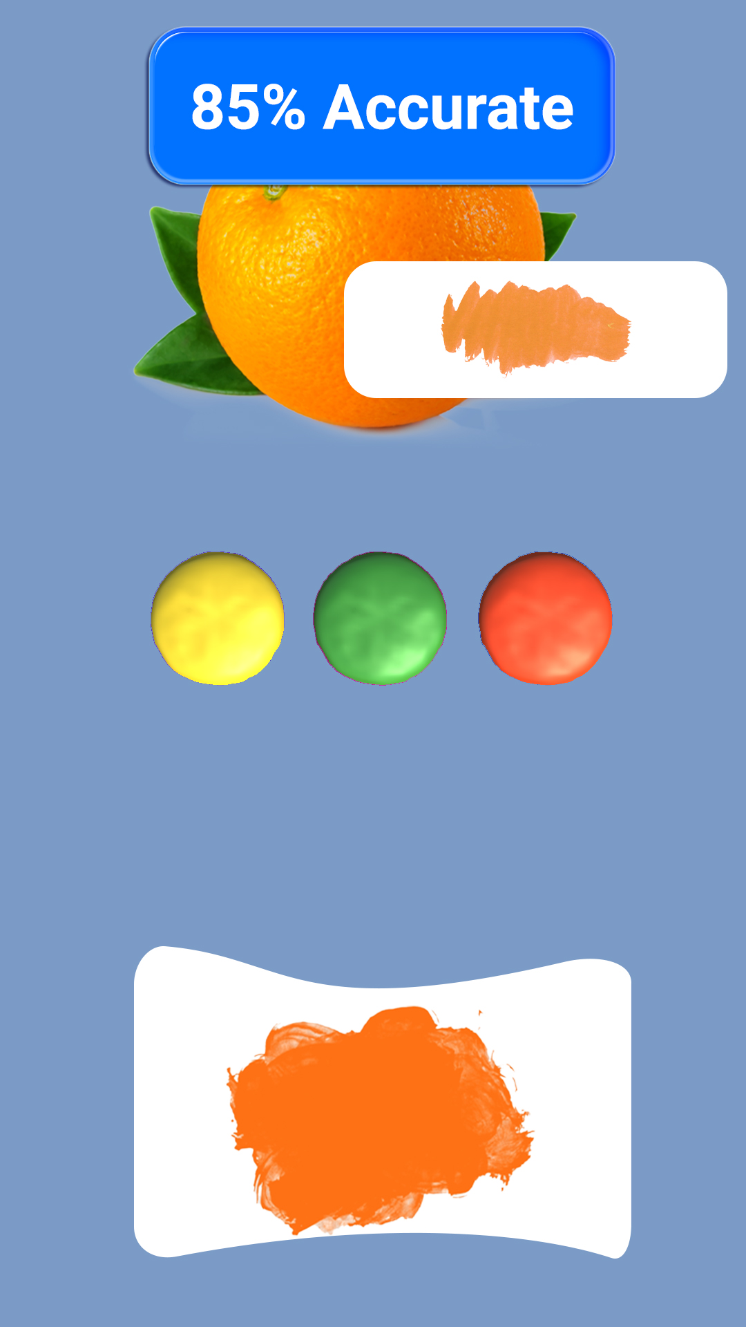 Match The Color Acrylic Paint Game Color Match Acrylic Painting