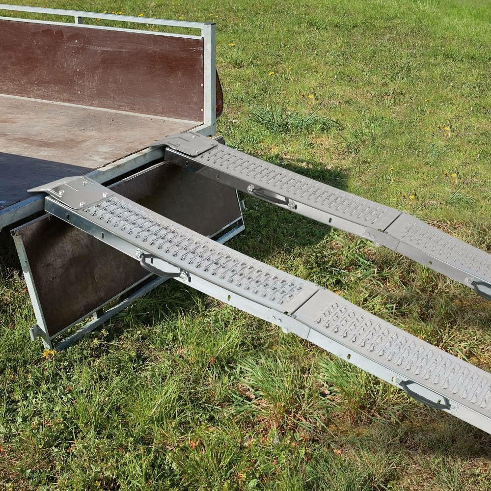 Rampe de chargement pliable en acier - Par 2