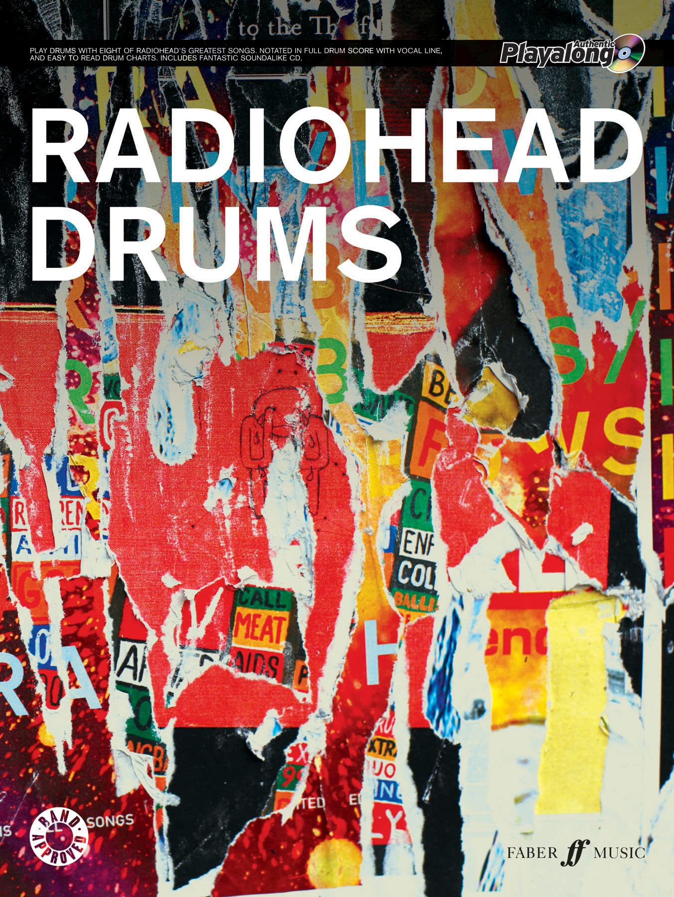 Radiohead Authentic Drums Playalong: Drum Chart with Audio CD (Authentic Playalong)