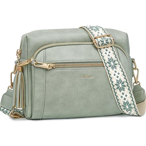 Small Leather Crossbody Bags for Women Anti theft Purses and
