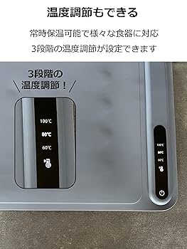 Amazon.co.jp : 富士商 Felio 料理が冷めない 保温プレート