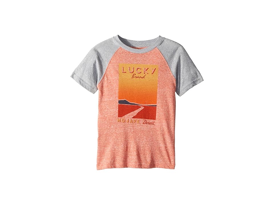 

Lucky Brand Kids Short Sleeve Graphic Tee (Little Kids/Big Kids) (Apricot Brandy) Boy's T Shirt