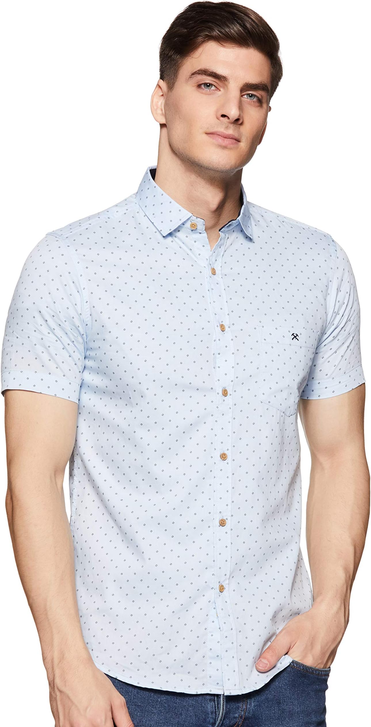 Men Printed Regular Fit Casual Shirt