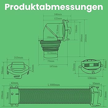 Achteruitkijkcamera bestelwagen/camper druppelvormig wit