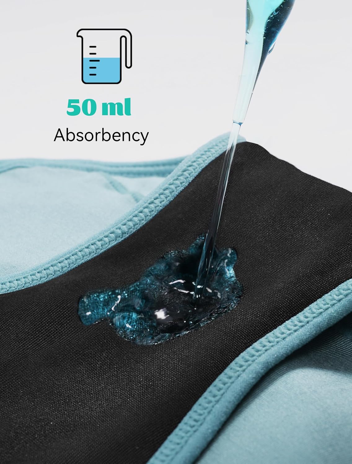 TIICHOO Incontinence Underwear for Women Washable Protective Briefs 3 Pack - Image 3