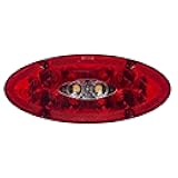 Command Electronics OEM 12V LED RV & Trailer Sealed Elliptical Tail Light with Backup Utility – 1-Pack