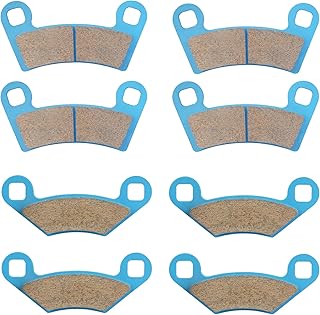 Front & Rear Ceramic Brake Pads Set for Polaris RZR 2008-2014 800, 2012-2019 570, 2009-2014 S 800, 4 sets Front and Rear Brake Pads