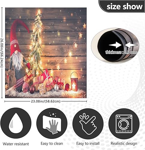 Miniatura 2 de Gnomos de Navidad, Santa Claus, cubierta magnética para lavavajillas para puerta delantera, cubierta magnética para lavadora, panel de nevera,