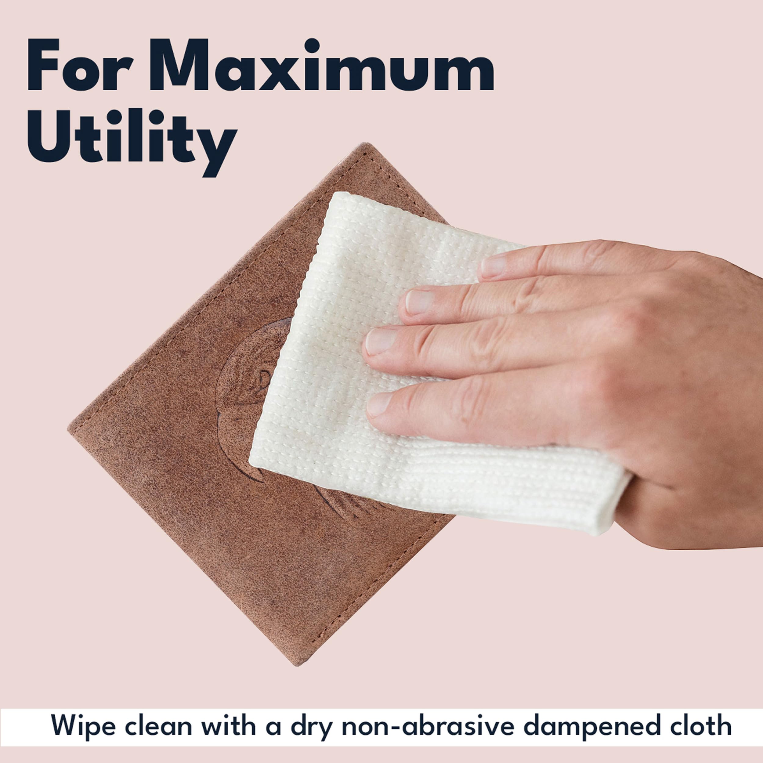 The Wallet Store Eagle Emblem Genuine Leather Wallet For Men