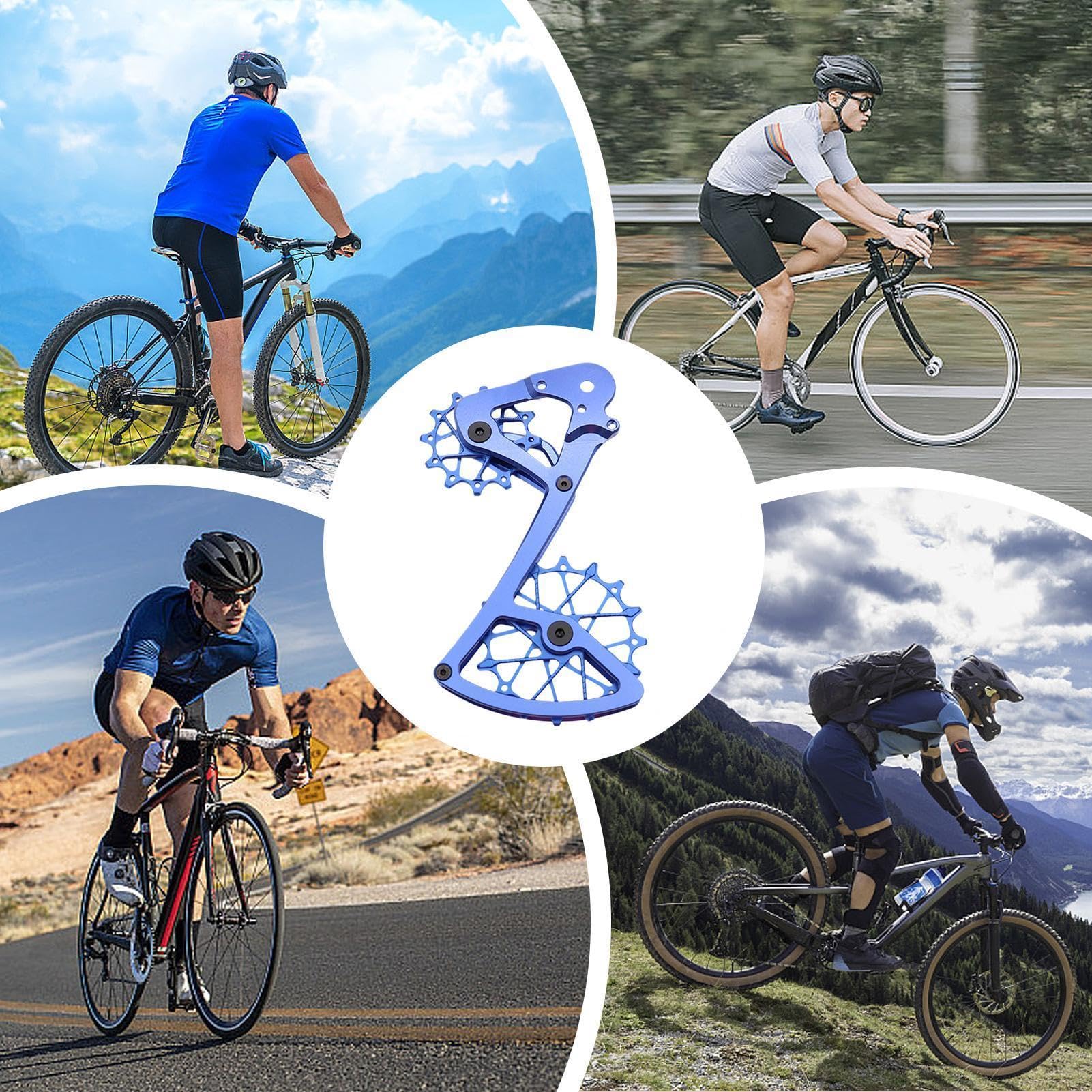 Cuscinetto ceramico Ciclismo Deragliatore Sostituzione Lega di Alluminio Gear Shifter | Puleggia in ceramica per cambio a 11 velocità e 12 velocità