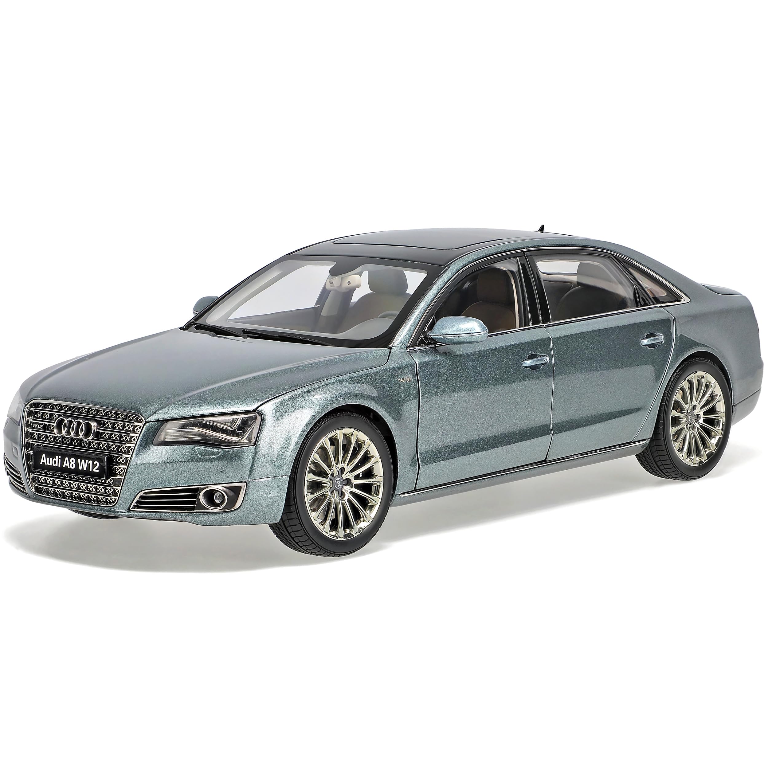 Kyosho A*u*d*i A8 L W12 D4 Quartz Grey from 2009 1/18 Model Car