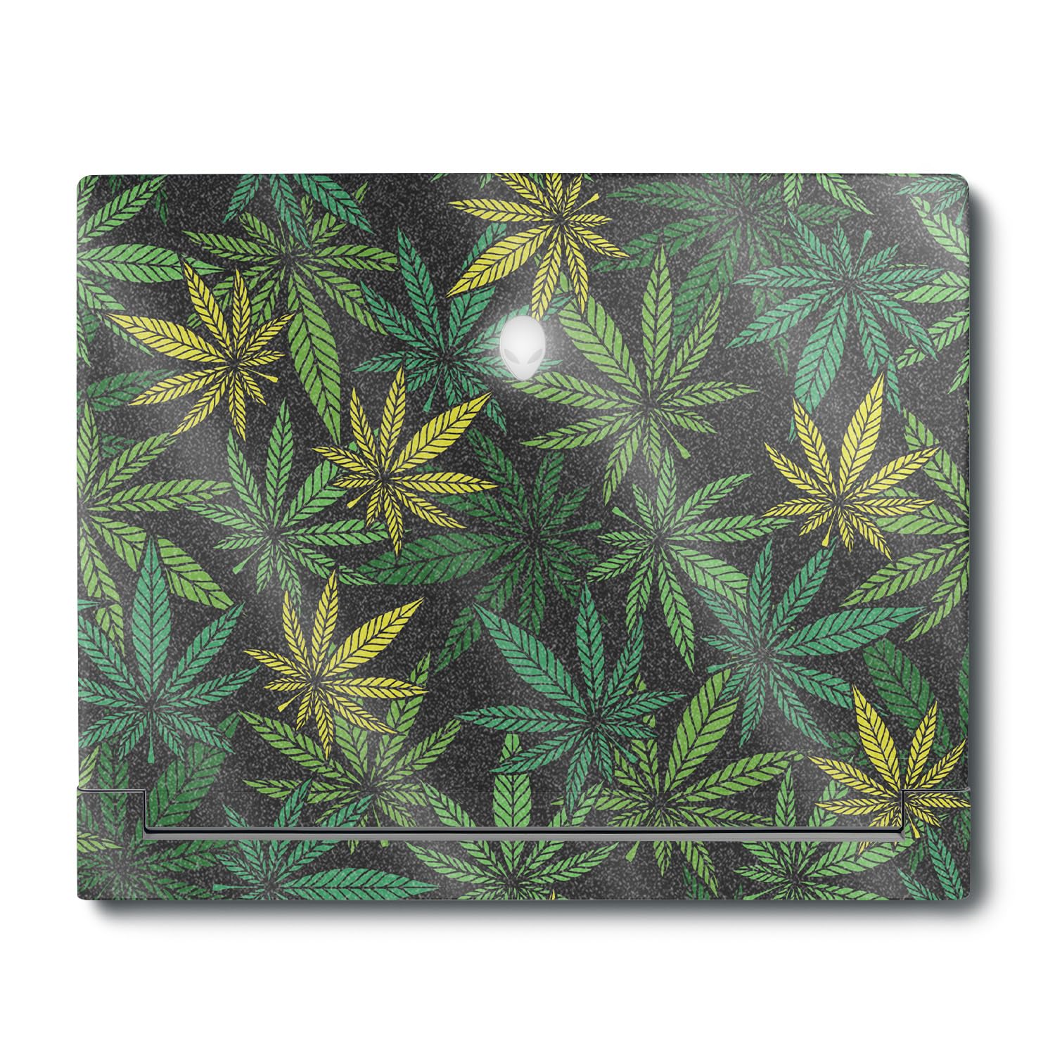 MightySkins Glossy Glitter Skin Compatible with Alienware X16 R1 (2023) Full Wrap Kit - Cannabis Culture | Protective, Durable High-Gloss Glitter Finish | Easy to Apply | Made in The USA