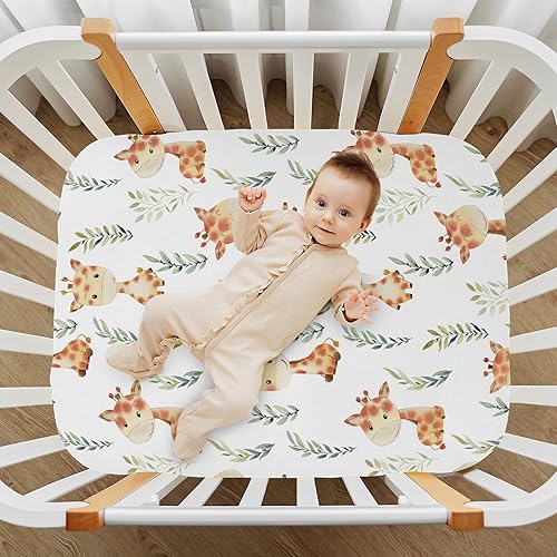 Miniatura 10 de Sábanas bajeras ajustables para cuna, coloridas patas de perro, sábanas portátiles y elásticas para bebé niño, colchón suave y transpirable para